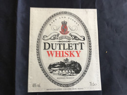 Ancienne étiquette De Whisky Old Label - Whisky