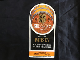 Ancienne étiquette De Whisky Old Label - Whisky