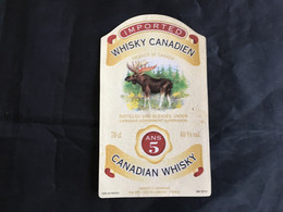 Ancienne étiquette De Whisky Canadien Canadian Old Label - Whisky