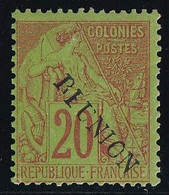 Réunion N°23 - Variété R"I"UNION - Neuf ** Sans Charnière - TB - Unused Stamps