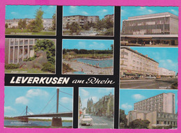 283181 / Germany - Leverkusen  Am Rhein - Statue Lion , Autobahnbruke Bridge Swimming Pool Mathildenhof PC 882 - Leverkusen