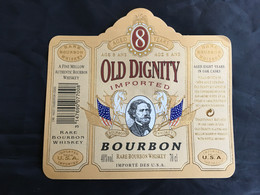 Ancienne étiquette De Bourbon Whiskey Old Label - Whisky