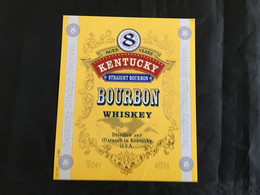 Ancienne étiquette De Bourbon Whiskey Old Label - Whisky