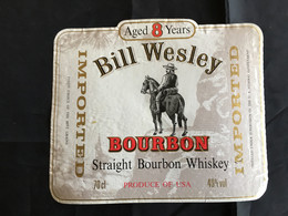 Ancienne étiquette De Bourbon Whiskey Old Label - Whisky