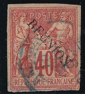 Réunion N°14a - Sans Accent - Oblitéré - TB - Used Stamps