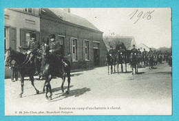 * Brasschaat Polygon Polygone (Antwerpen) * (Jules Claes, Nr 59) Rentrée Au Camp D'une Batterie à Cheval, Armée, Soldat - Brasschaat