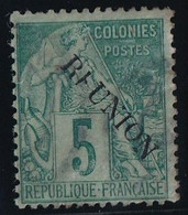 Réunion N°20 - Variété R"I"UNION - Oblitéré - TB - Usados