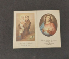 Calendarietto 1938 Santuario S. Cuore Di Gesù. Salesiani. Bologna. Cartoncino 4pg. Condizioni Eccellenti. - Small : 1921-40