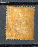 SUISSE - HELVETIA -  N° Yt 37 Obli. - Unused Stamps