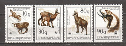 Albania 1990 Mi 2423-2426 MNH WWF - CHAMOIS (*) - Unused Stamps
