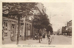 - Essonne -ref-A965- Montgeron - Avenue De La République - Librairie Dépôt Central Le Petit Journal - Presse - Journaux - Montgeron