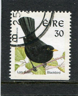 IRELAND/EIRE - 1998  30p  BLACKBIRD IMPERF BOTTOM  PERF 14x15  FINE USED - Used Stamps