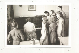 Cp,école, Musée National De L'éducation,ROUEN,INRP ,ed. Atlas , Cour De Chant - Schulen