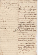 Bois-Seigneur-Isaac/Ophain - Manuscript - 1773 - Monsieur De Quickelberghe (V1888) - Manuscrits