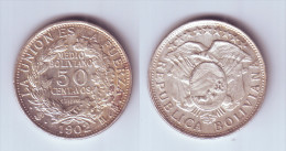 Bolivia 50 Centavos 1902 - Bolivie