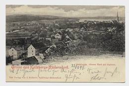 KALKBERGE  Rudersdorf Oberer Theil Mit Kalksee Gelaufen ZUG 1092 1899y.    E836 - Rangsdorf