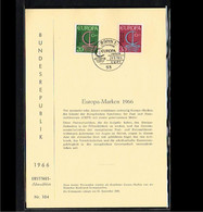 1966 - Germany ETB Mi. 519-520 - Europa CEPT - ETB Joppen 104 RRR [B37_104] - Covers & Documents