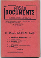 EDSCO DOCUMENTS- - LE BASSIN PARISIEN -PARIS -n° 7 De Mai 1955 -Pochette N°16 Support Enseignants-Les Editions Scolaires - Lesekarten