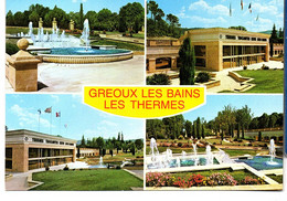 04 LOT De 2 CP De GREOUX LES BAINS  - Multivues - Gréoux-les-Bains