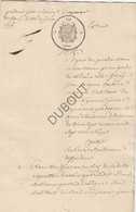 Bois-Seigneur-Isaac - Manuscript - 1771 - Concernant Le Moulin D'Ophain (V1881) - Manuscritos