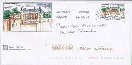 France 1963 - PAP - Mi 1444 - YT 1390 ( Castle Of Amboise ) - Buste Ristampe (ante 1955)