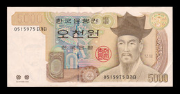 Corea Del Sur South Korea 5000 Won ND (2002) Pick 51 EBC XF - Corea Del Sur