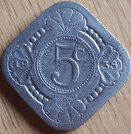 NEDERLAND :  STUIVER 5 CENT 1938 KM 153 XF - 5 Centavos