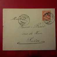 LETTRE PAYERNE POUR GENEVE - Poststempel