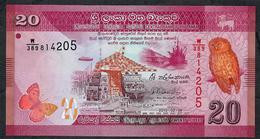 SRI LANKA P P123b 20 RUPEES 2015 #W/389  Signature 13 UNC. - Sri Lanka