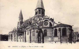 78 - POISSY - L'Eglise - Vue De L'Abside - Poissy