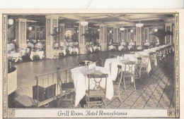 2082 – New York City – Hotel Pennsylvania – Grill Room Restaurant – Excellent Condition – 2 Scans - Bar, Alberghi & Ristoranti