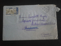 GUYANE GUYANA LETTRE COURRIER 120 ENVELOPPE CAYENNE COLONIE FRANCAISE FRENCH COLONY BORDEAUX GIRONDE - Cartas & Documentos