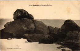 CPA BEG-MEIL - Etude De Rochers (457909) - Beg Meil