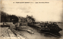 CPA PONT-St-ESPRIT - Quai Bonnefoy-Sibour (458885) - Pont-Saint-Esprit