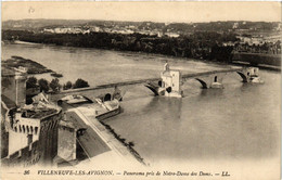 CPA VILLENEUVE-les-AVIGNON - Panorama Prid De N.-D. Des Doms (459328) - Villeneuve-lès-Avignon