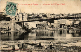 CPA Env. De St-ÉTIENNE - Le Pont De St-JUST-sur-LOIRE (459669) - Saint Just Saint Rambert