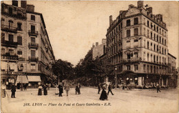 CPA LYON Place Du Pont Et COURS Gambetta (461698) - Lyon 7