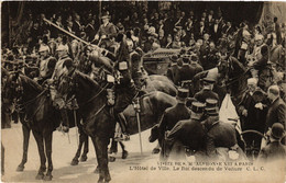 CPA PARIS 4e Visite De S. M. Alphonse XIII. L'Hotel E Ville. Le Roi (464238) - Ricevimenti