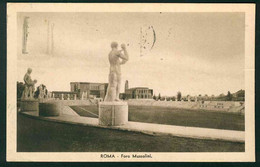 CLF042 - ROMA - FORO MUSSOLINI 1936 - STORIA POSTALE - Stadiums & Sporting Infrastructures