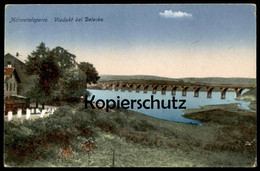 ALTE POSTKARTE MÖHNETALSPERRE VIADUKT BEI DELECKE MÖHNESEE Talsperre Barrage Ansichtskarte AK Cpa Postcard - Möhnetalsperre