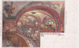 AK: Postkarte, 1900  Kornhaus - Keller Bern Mi: 54Y / ZNr: 61B.  Nach COBURG - Bayern - Restaurants