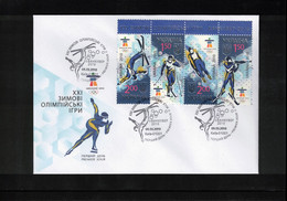Ukraine 2010 Olympic Games Vancouver FDC - Hiver 2010: Vancouver