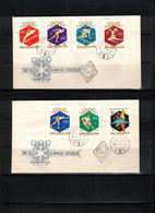 Hungary 1960 Olympic Games Squaw Valley FDC - Inverno1960: Squaw Valley