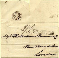 1832 SPAIN  LETTER FROM MADRID TO LONDON - ...-1850 Prefilatelia