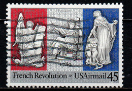 STATI UNITI - 1989 - French Revolution, Bicent - USATO - 3a. 1961-… Afgestempeld