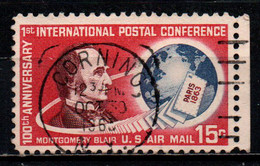 STATI UNITI - 1963 - Montgomery Blair,  Who Called The 1st Intl. Postal Conf., Paris 1863, Forerunner Of The UPU - USATO - 3a. 1961-… Gebraucht