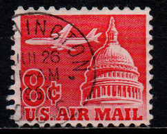 STATI UNITI - 1962 - Jet Airliner Over Capitol - USATO - 3a. 1961-… Used