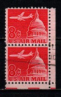STATI UNITI - 1962 - Jet Airliner Over Capitol - USATI - 3a. 1961-… Gebraucht
