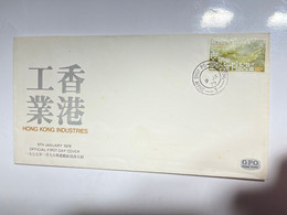 (1 M 4) Hong Kong FDC Cover - Premier Jour De Hong Kong  - 香港的第一天 - 1979 Industries - FDC