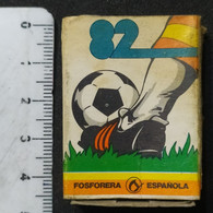 Caja Fósforos Cera Mundial De Futbol España 82 - Con Algunos Fósforos - Boites D'allumettes
